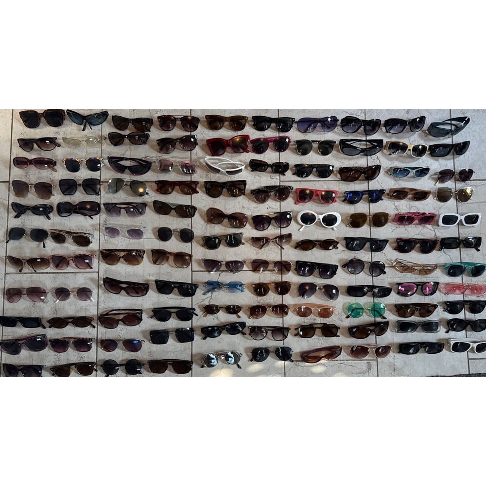 Lot Of 110 Sunglasses Huge Wholesale Pricing- Men's/Women-all 110 pairs included